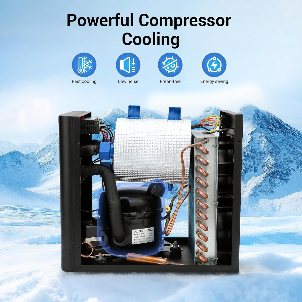 Water Chiller for Aquarium, Hydroponics
