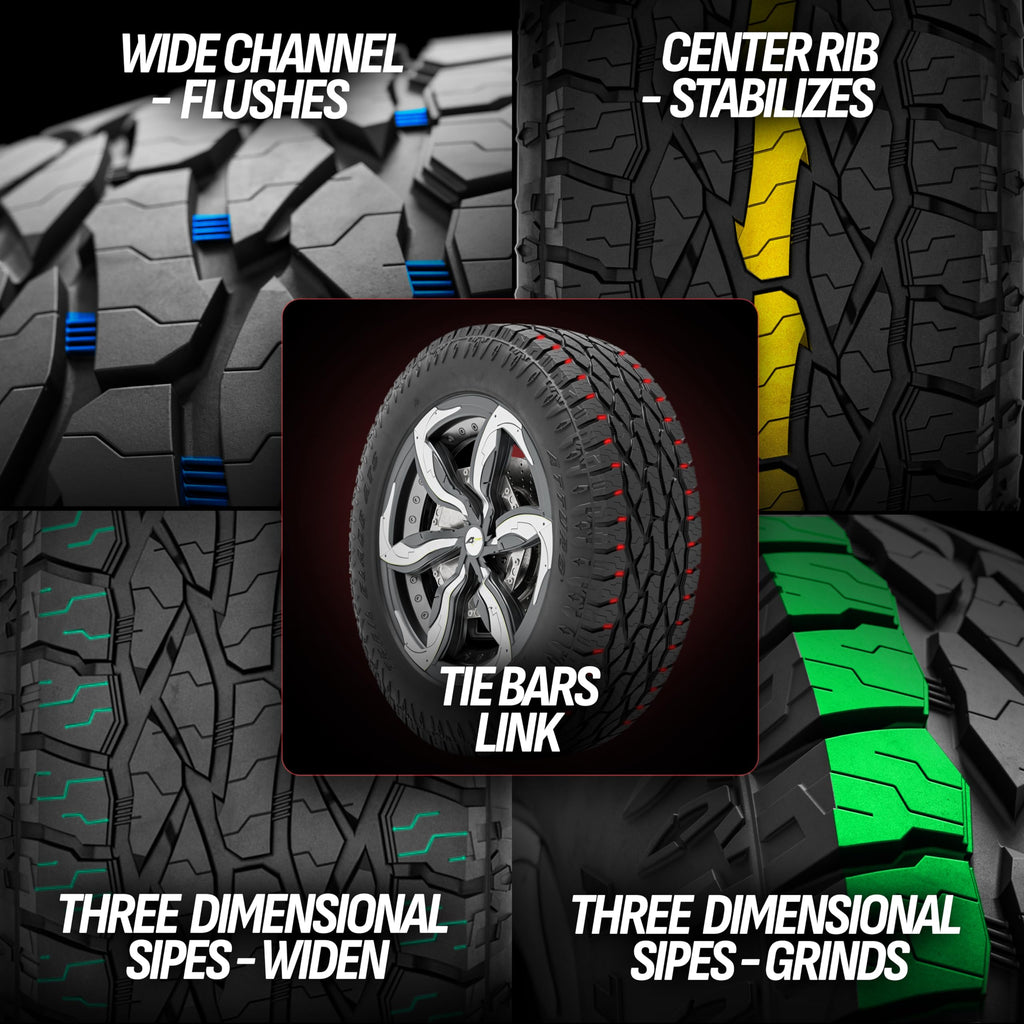 ATTURO Trail Blade A/T All-Terrain Tire, 255/70R16 111T