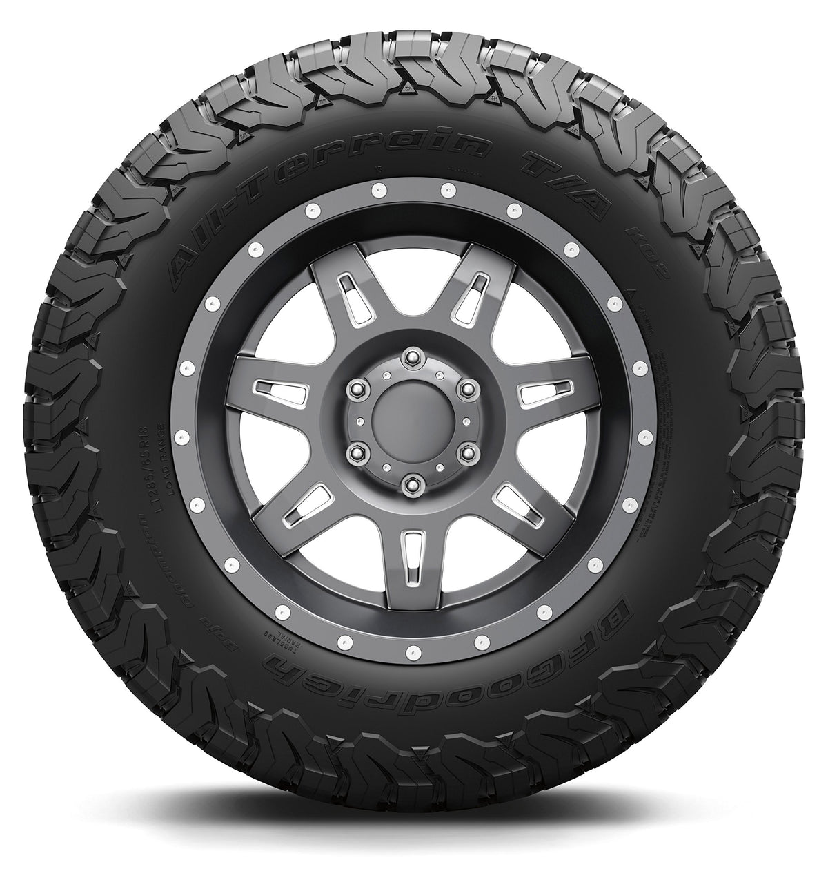 BFGoodrich All Terrain T/A KO2 Radial Car Tire for Light Trucks, SUVs, and Crossovers, LT265/70R17/C 112/109S