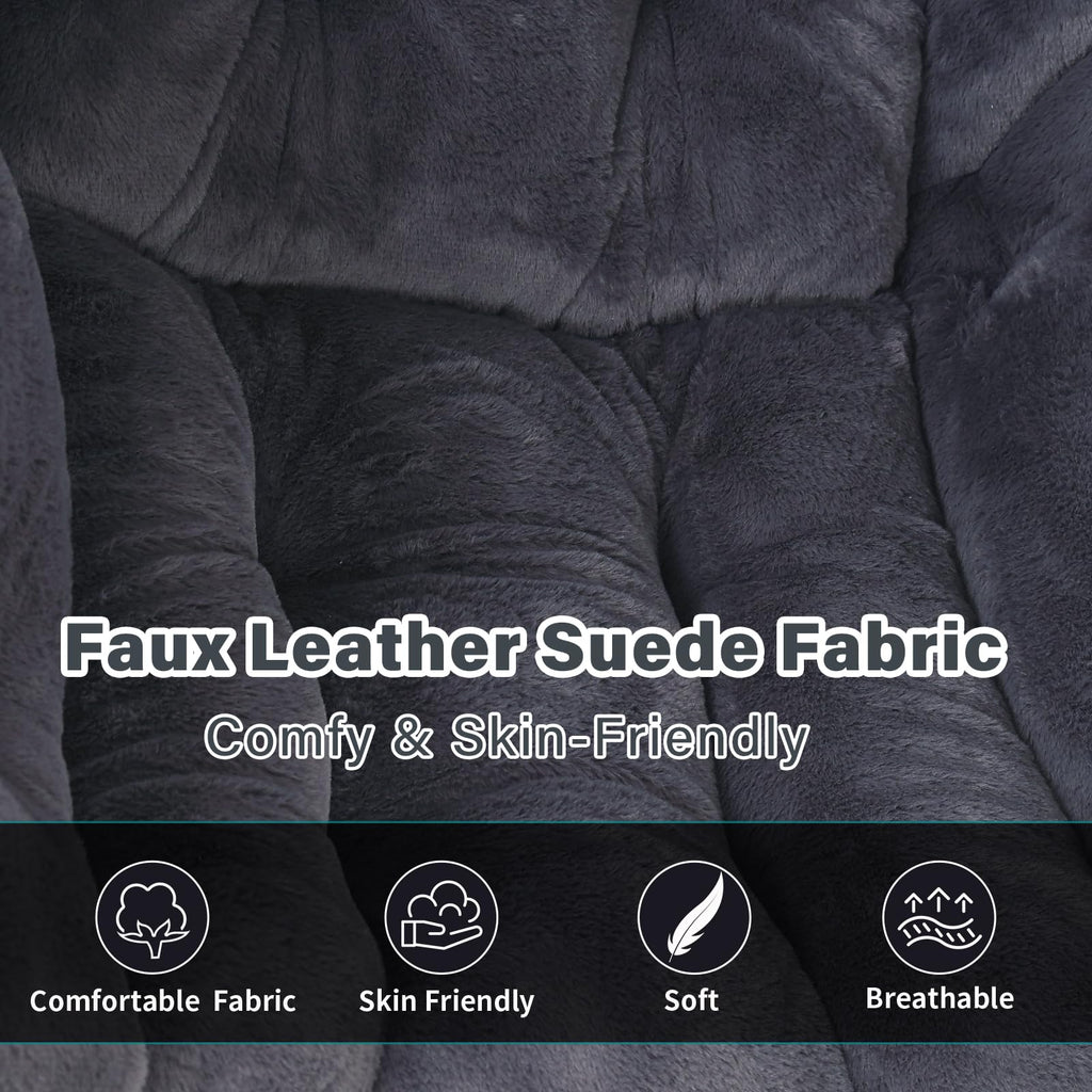 Modern Lazy Chair with Ottoman Lounge Accent Reading Chair for Living Room