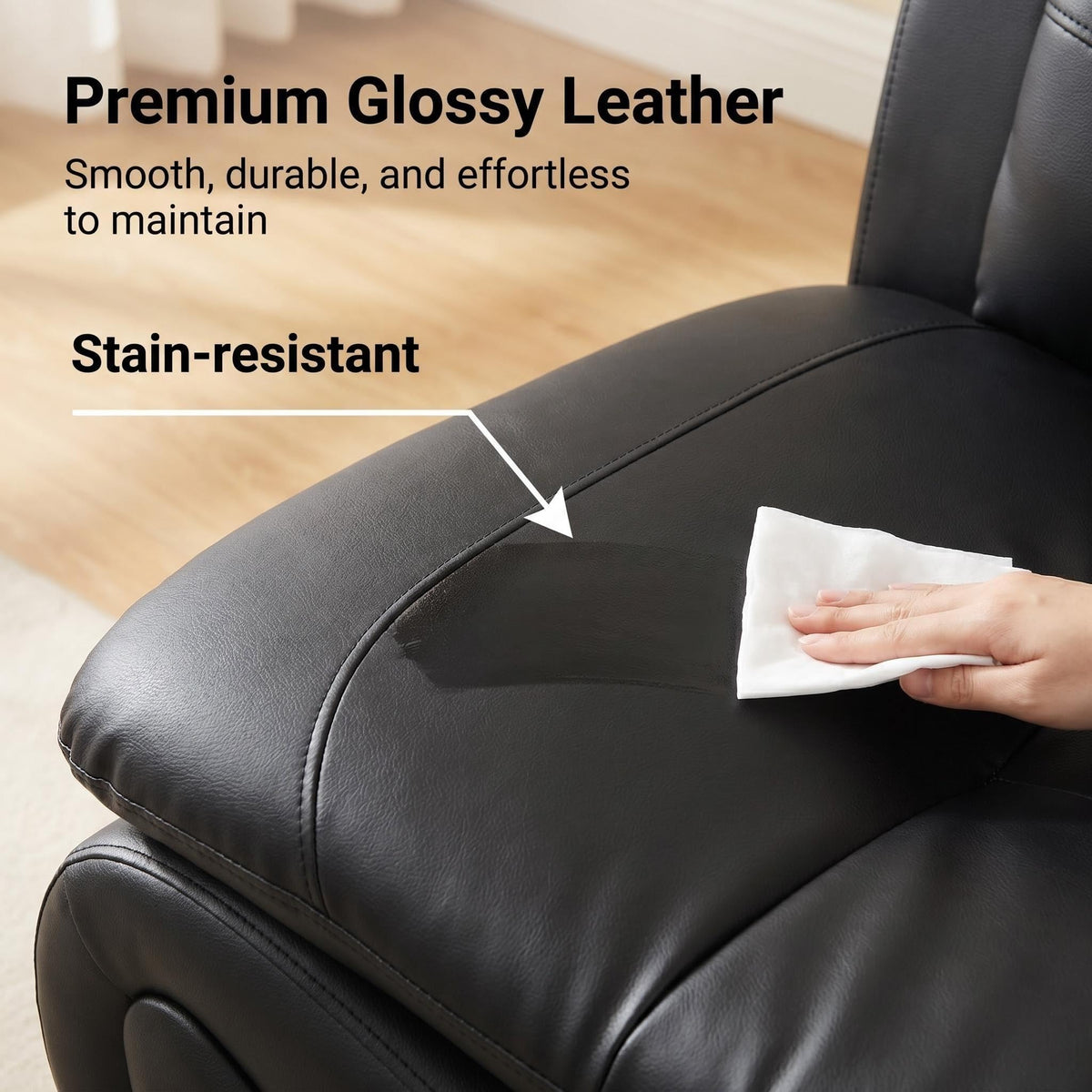 Modern Faux Leather Sofa Set â 3-Piece Living Room Couch with Chrome Legs & Padded Armrests â Includes 1-Seater, 2-Seater & 3-Seater â Contemporary Lounge Furniture for Home & Office (Brown)
