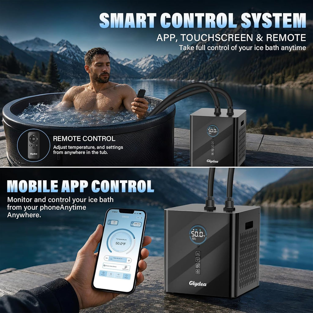 Ice Bath Chiller, 1/3 HP 330W Cold Plunge Chiller for Cold Therapy