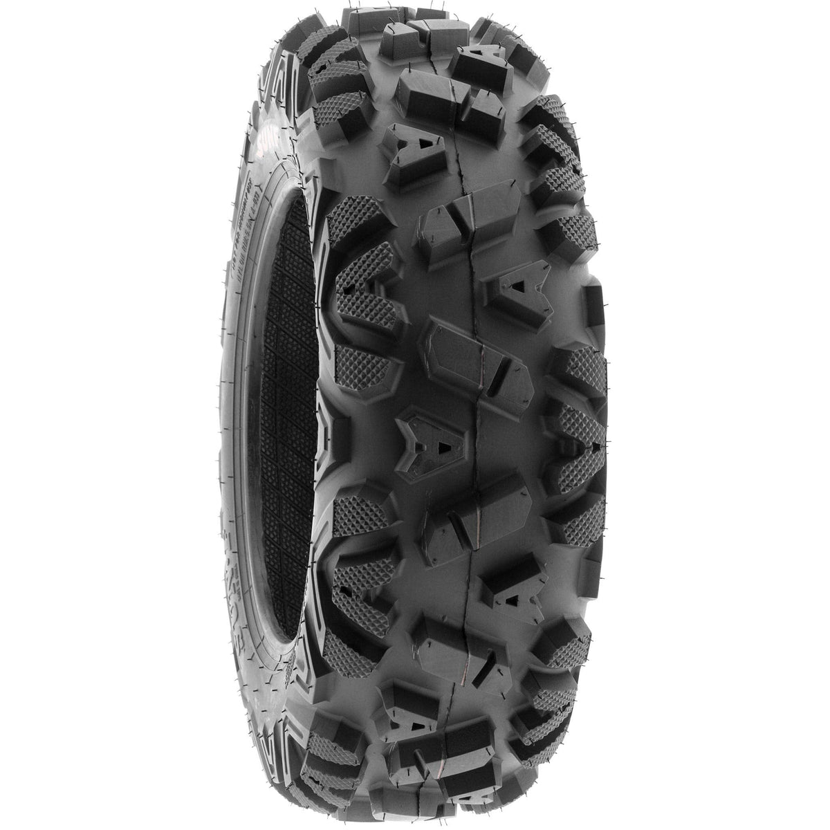 Set of 4 SunF Power.I ATV UTV all-terrain Tires 25x8-12 Front & 25x10-12 Rear, 6 PR, Tubeless A033