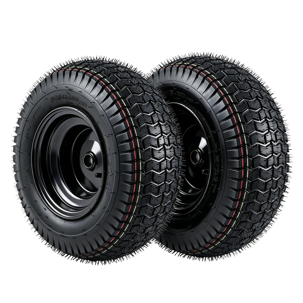 PioneerWorks 2Packs 20x10-8 Lawn Mower Tires and rim