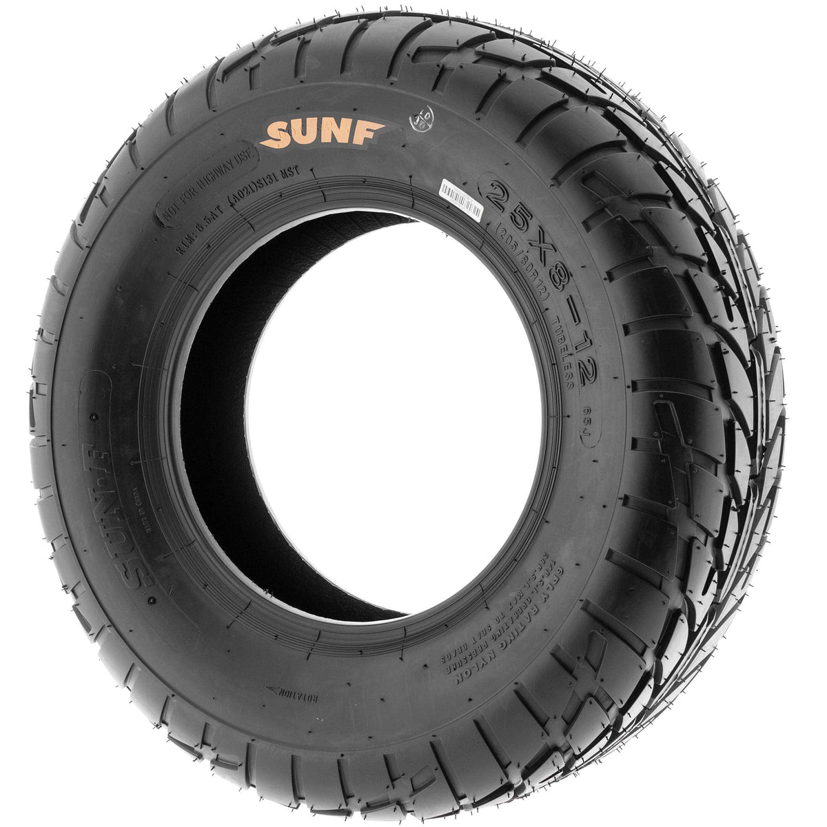 Pair of 2 SunF A021 TT Sport ATV UTV Dirt & Flat Track Tires 19x7-8, 6 PR, Tubeless