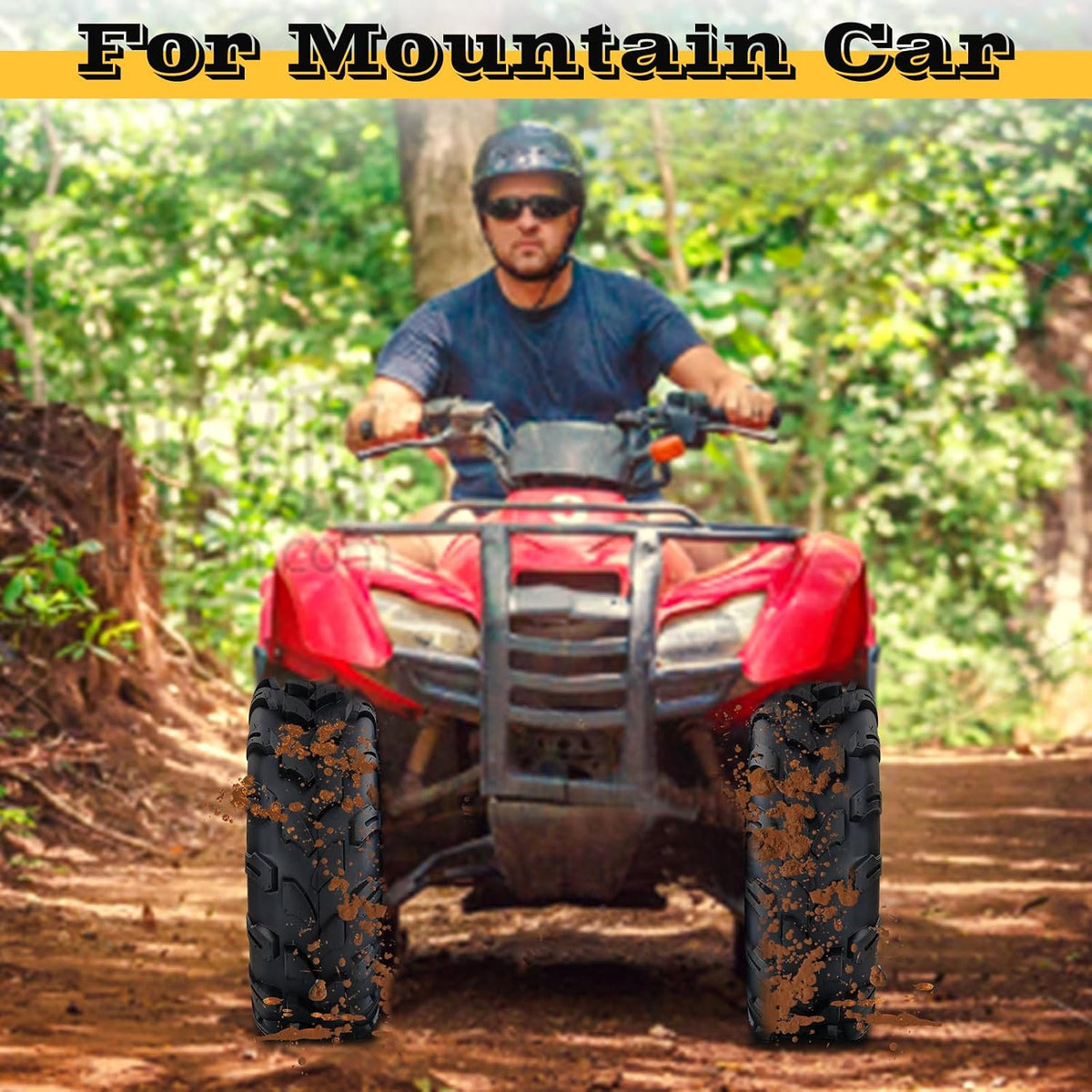 Set of 2-18x9.50-8, 4PR All-Terrain ATV/UTV Tires Tubeless