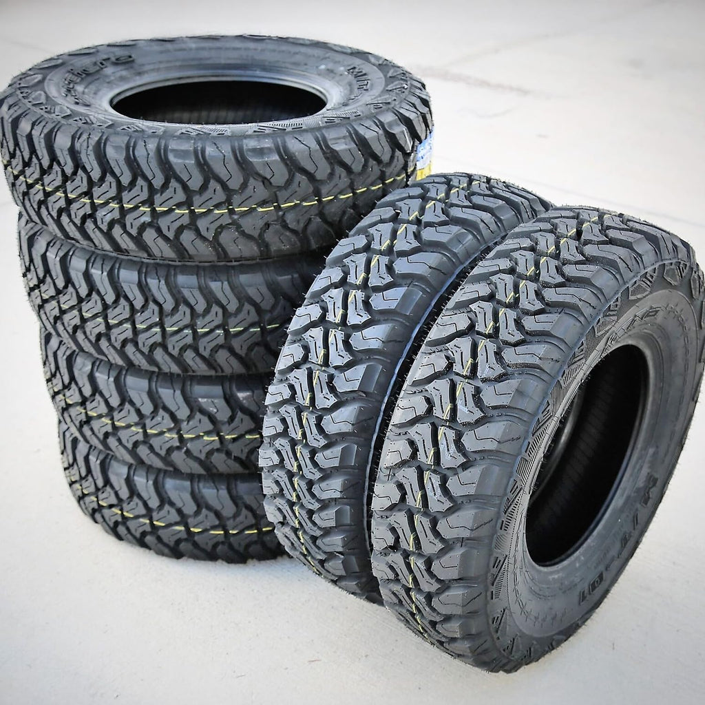 6 x Accelera M/T-01 LT235/80R17 120/117Q Mud Terrain E (10 Ply) Tires