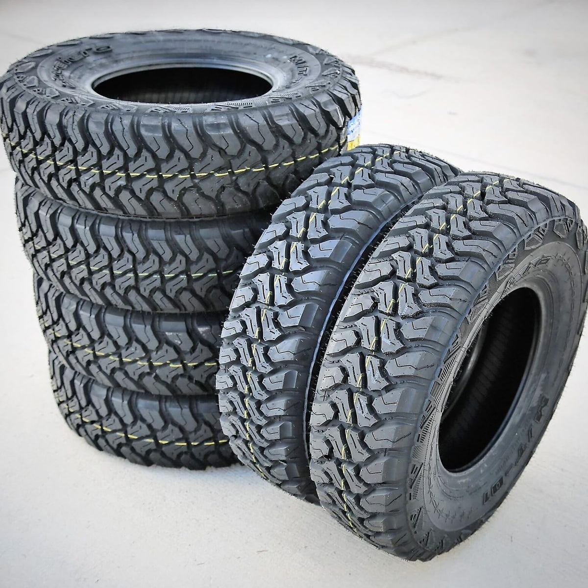 6 x Accelera M/T-01 LT235/80R17 120/117Q Mud Terrain E (10 Ply) Tires