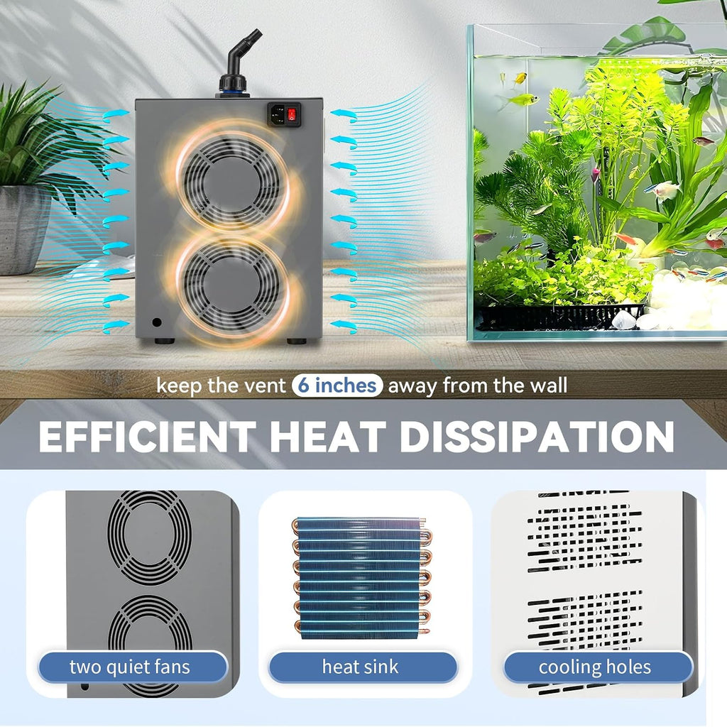 [New Upgrade] Poafamx Aquarium Chiller 42Gal Water Chiller for Fish Tank