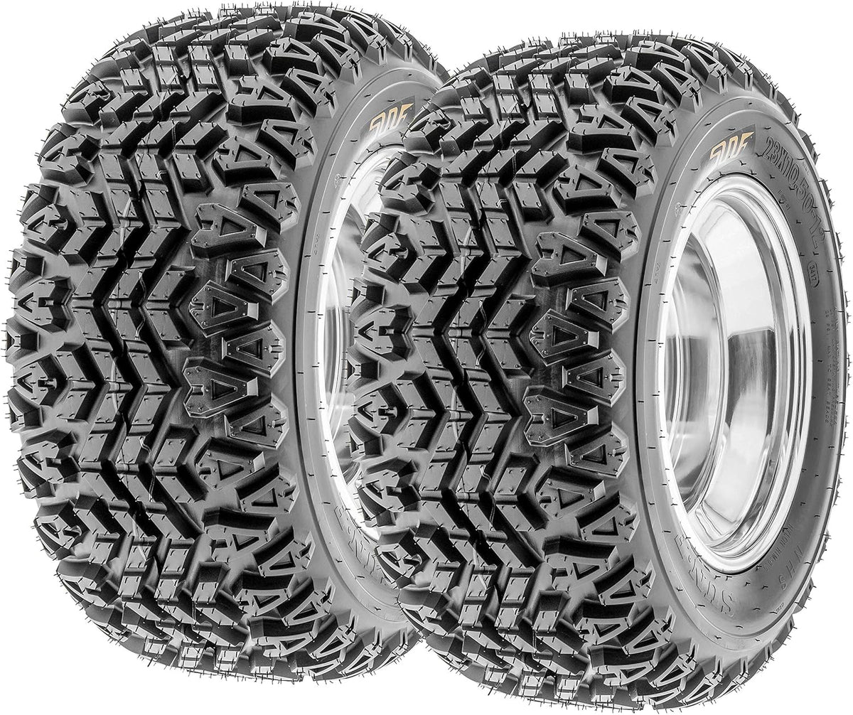 Set of 2 SunF G003 20x10-8 Riding Mower Tires, Turf Tires 20x10-8, Tractor Tires, Rim(s) NOT included