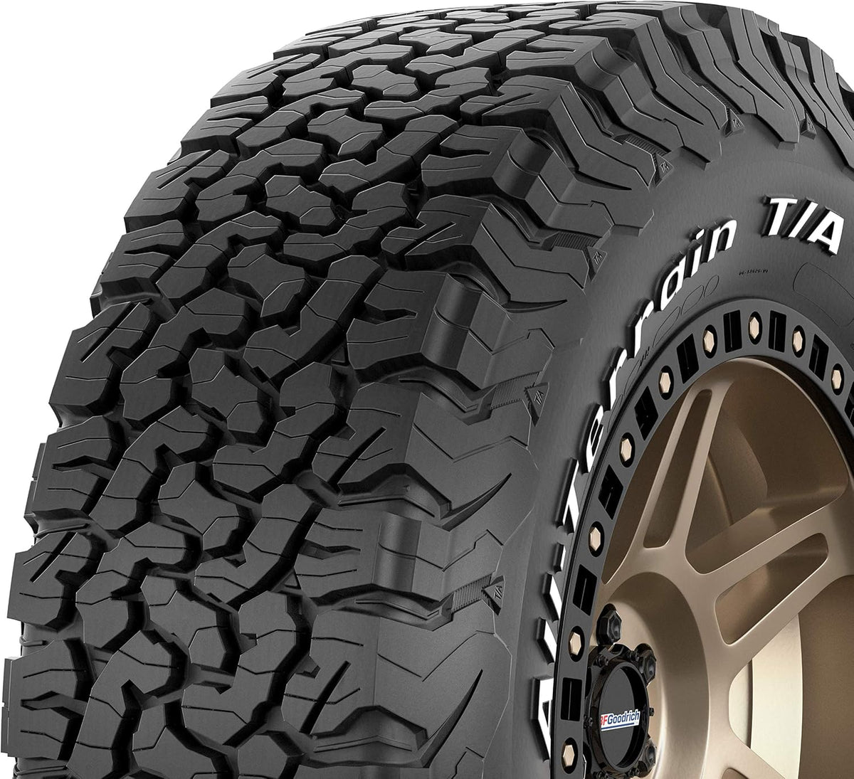 BFGoodrich All Terrain T/A KO2 Radial Car Tire for Light Trucks, SUVs, and Crossovers, LT265/70R17/C 112/109S