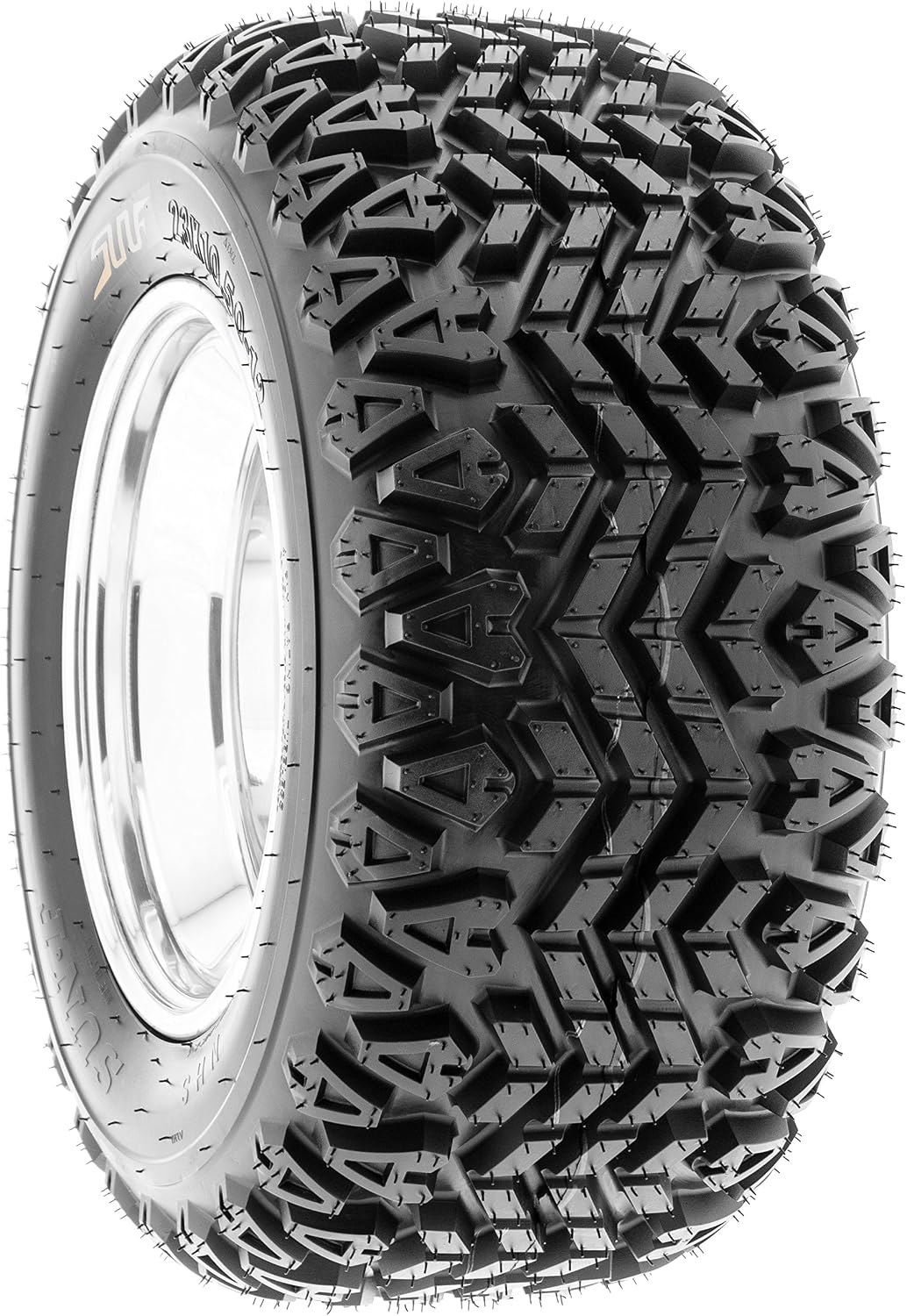Set of 2 SunF G003 20x10-8 Riding Mower Tires, Turf Tires 20x10-8, Tractor Tires, Rim(s) NOT included